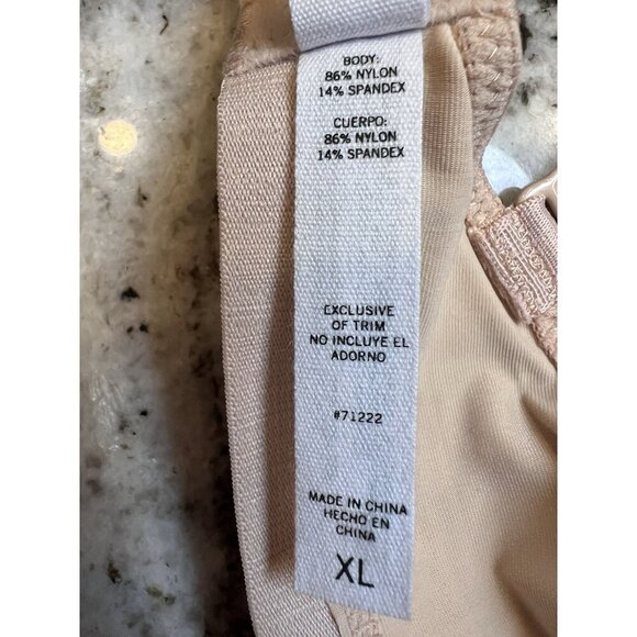 Steve Madden Women's Triangle X-Back Lounge Bra SM12151 Rose Dust Size XL NWT - Picture 7 of 8